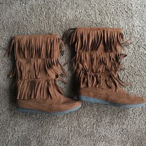 Fringe Boots